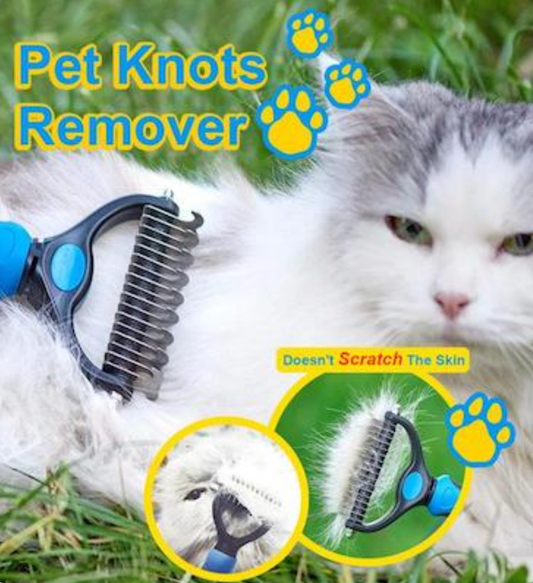 TAILOFJOY™ - Double Sided Shedding & Dematting Undercoat Rake Brush