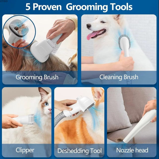 TAILOFJOY™ Grooming Vacuum Kit with 7 in 1