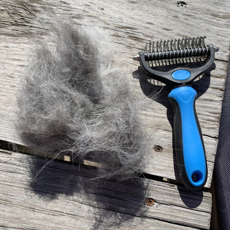 TAILOFJOY™ - Double Sided Shedding & Dematting Undercoat Rake Brush