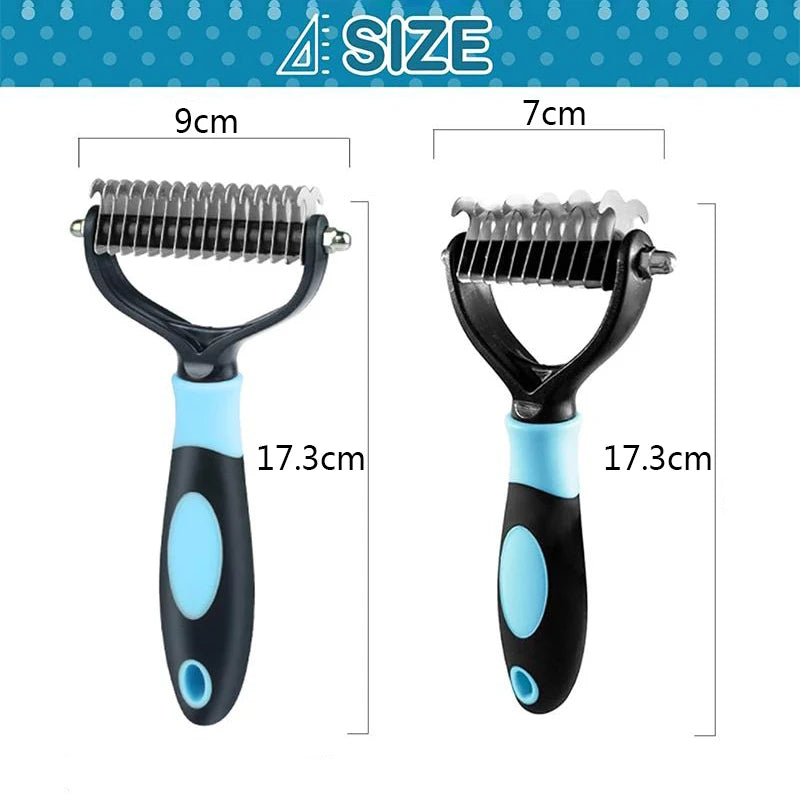 TAILOFJOY™ - Double Sided Shedding & Dematting Undercoat Rake Brush