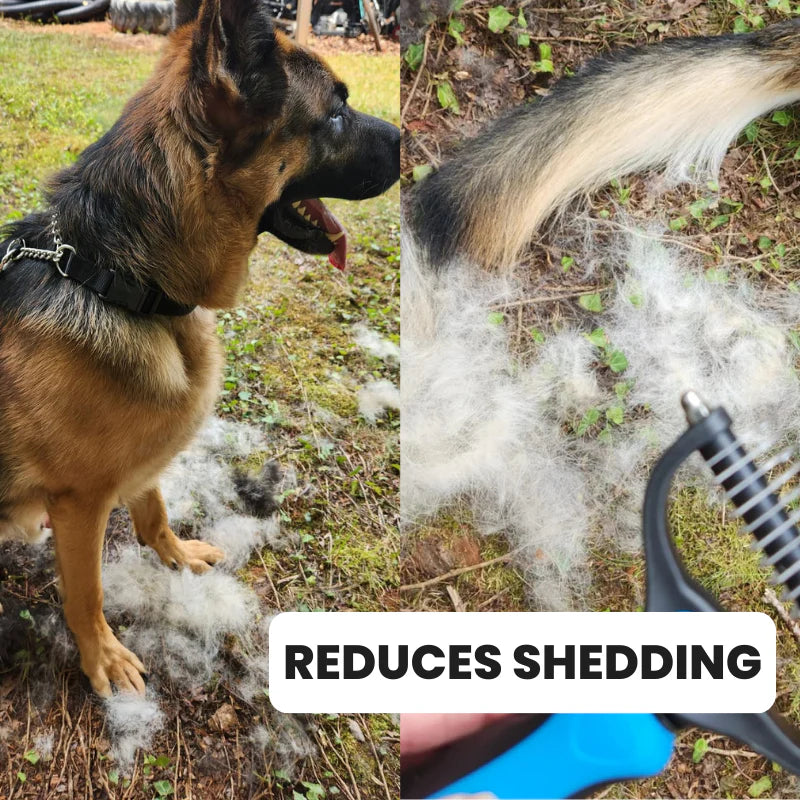 TAILOFJOY™ - Double Sided Shedding & Dematting Undercoat Rake Brush